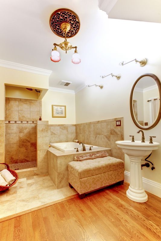 Luxury Master Bathroom Flooring